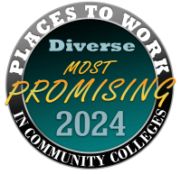 NISOD and Diverse: Issues in Higher Education Name 2024 Most Promising Places to Work in Community Colleges logo