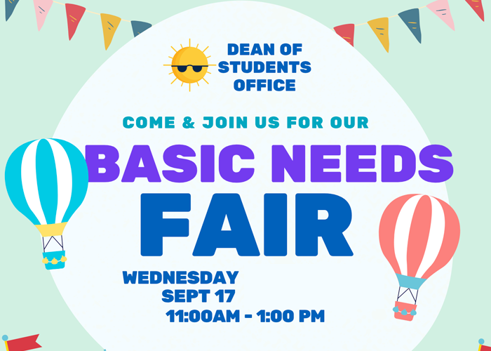 Basic Needs Fair flyer