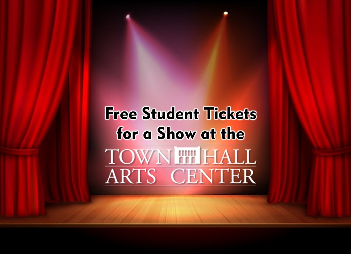 Buddy: The Buddy Holly Story at The Town Hall Arts Center - Red curtain and stage