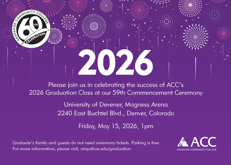 ACC 2026 Commencement Invitation
