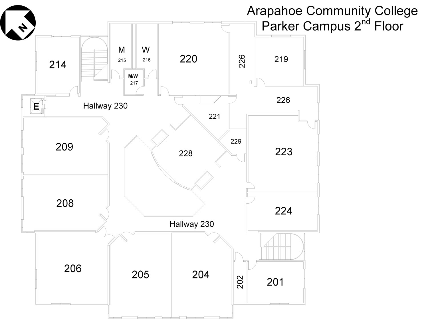 Arapahoe Community College Campus Map Map