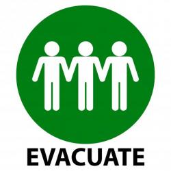 Evacuate graphic