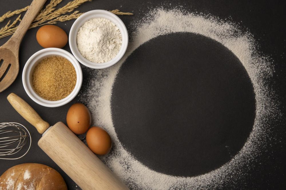 photo of baking ingredients and tools - photo by Mercedes Gania