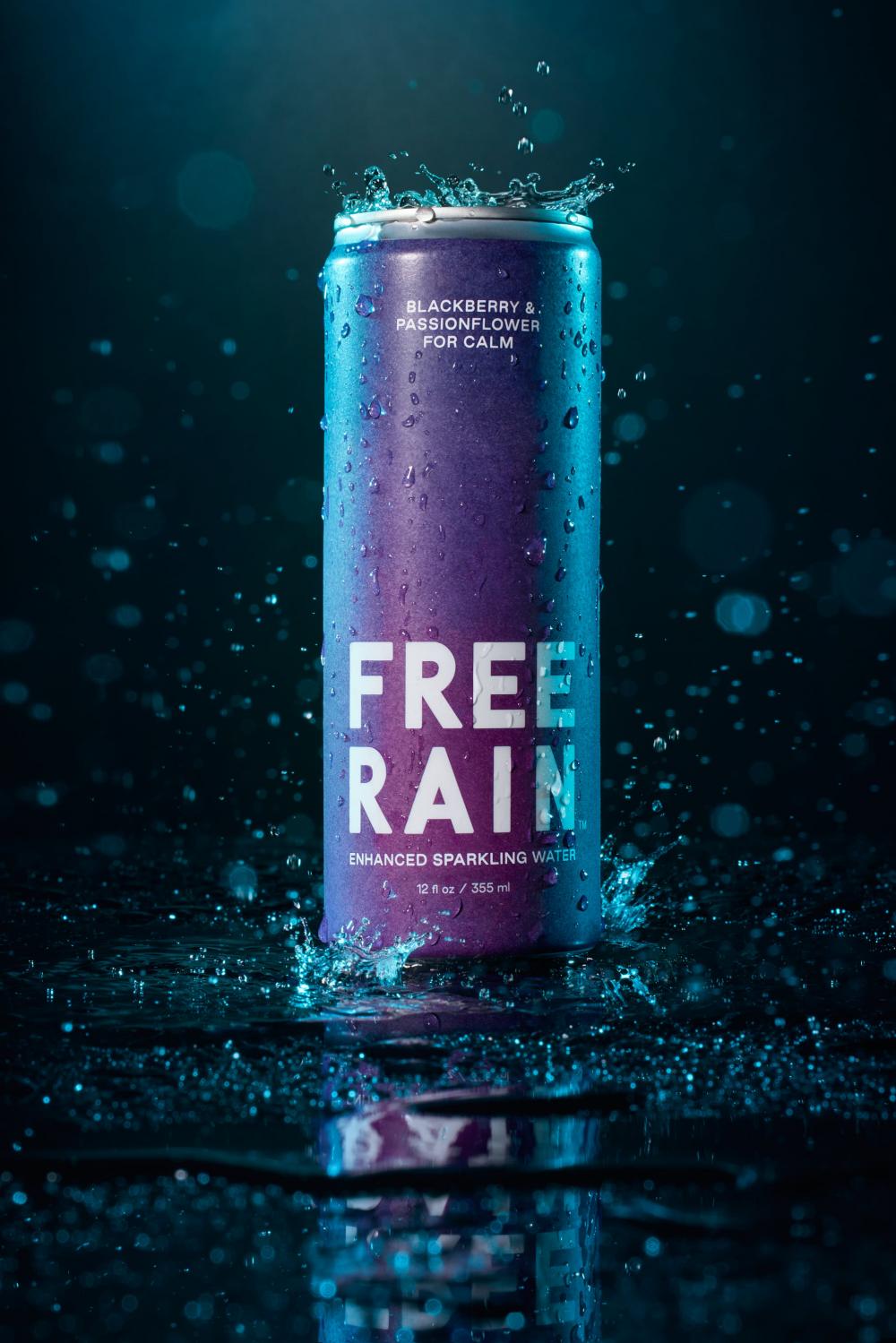 photo of a can of Free Rain by Kate Blakeman