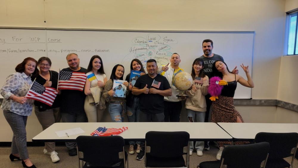 Beginning ESL: Students in our Spring 2023 Beginning ESL Class