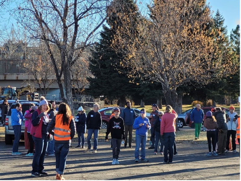 Volunteers at Fresh Thanks Day