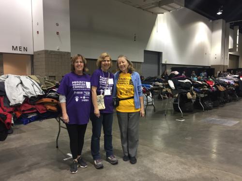 ACC staff volunteers at Project Homeless Connect 2019