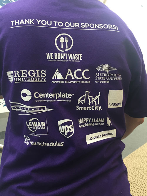 ACC Project Homeless Connect volunteer t-shirt