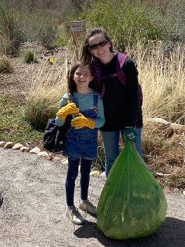 American Association for Women in Community Colleges members joined in with their children who spent valuable time in nature.