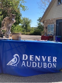 Table at Denver Audubon's Nature Center. 