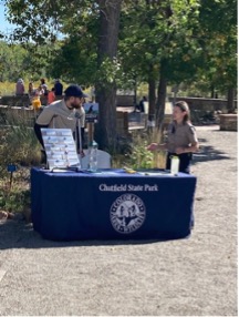 Chatfield State Park table and employees