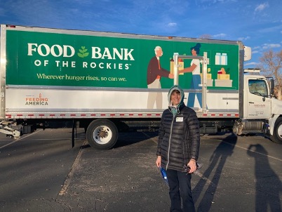 The event took place from 7:30 a.m. to 2 p.m. on November 20, 2021 in one of ACC’s parking lots on the Littleton Campus, where Director of Testing Dawn Stratton eagerly helped out.