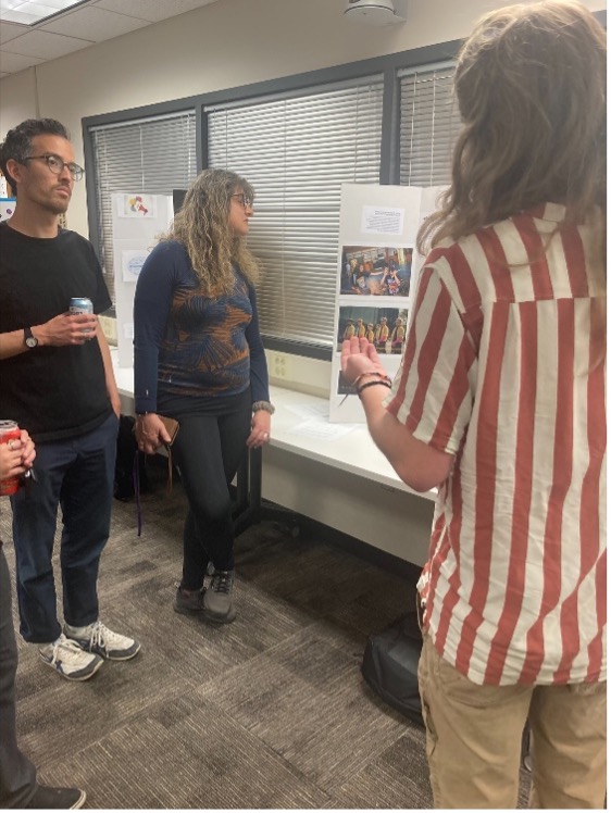 ACC students and staff at Service Learning Poster Session on May 2 at ACC's Littleton Campus.
