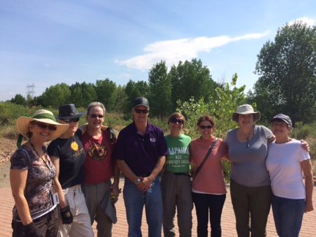 Volunteers pictured from left to right: Mardi Mathers, Jennifer Jones, Ken Murphy, Daniel Hohn, Diana Hornick, Josie Mills, Andrea Mason, Linda Mason