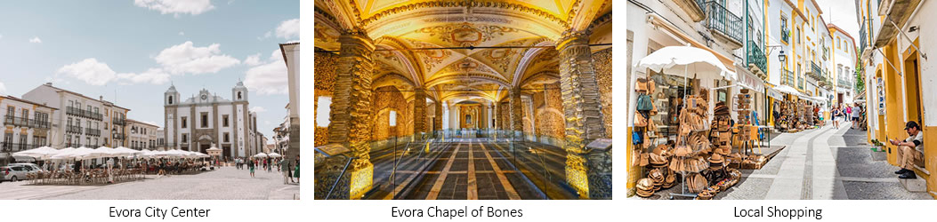Evora City Center - Evora Chapel of Bones - Local Shopping