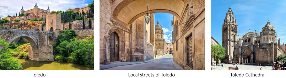 Toledo - Local streets of Toledo - Toledo Cathedral
