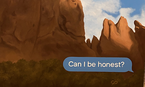 Grace Pakola Can I be Honest Painting II