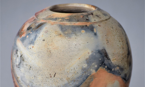 pit fire vessel by Janet Stever