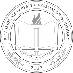 Best Associate in Health Information Technology badge - Intelligent