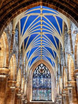 Ceiling of a cathedral in England