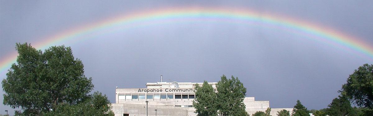 Rainbow over Arapahoe Community College