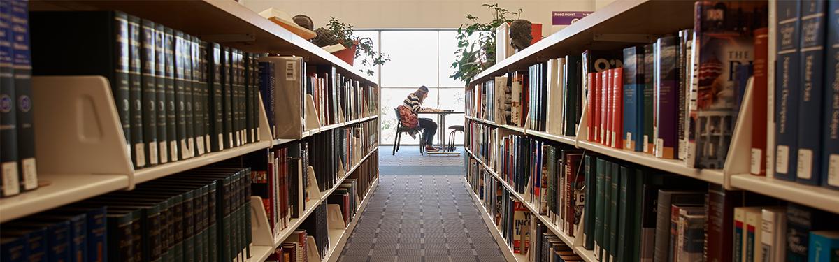 Student in the Library