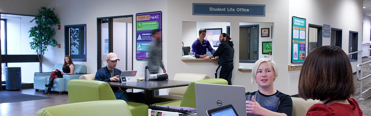Students in the Lounge