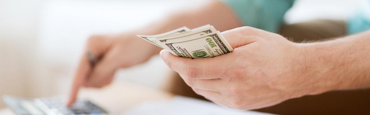 Holding money