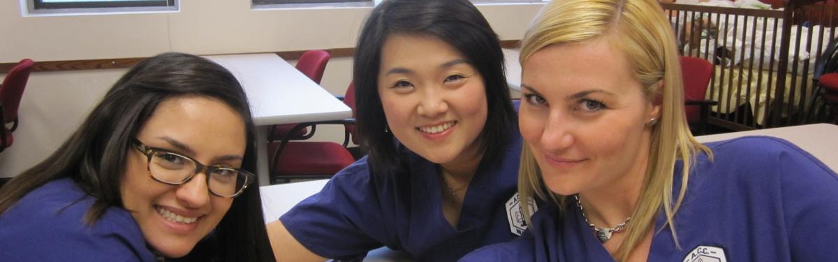 ACC nursing students in class