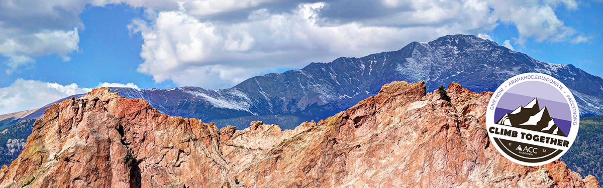 ACC Foundation - Climb Together header with mountains and icon.