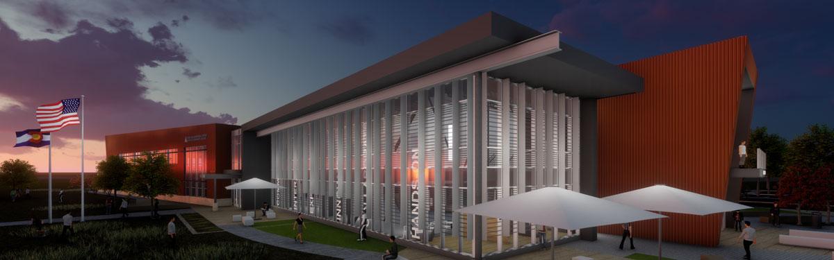 Arapahoe Community College Sturm Collaboration Campus at Castle Rock campus rendering.