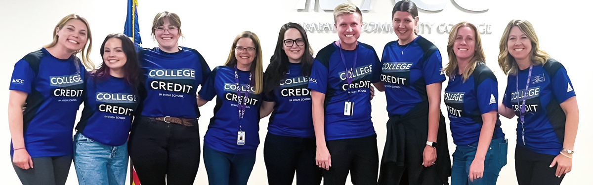 ACC Concurrent Enrollment staff in the Summit Room at the Littleton Campus.