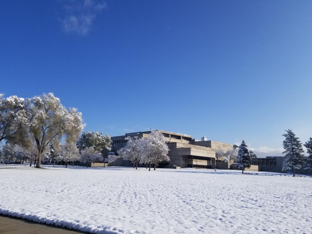 Littleton Campus after snow