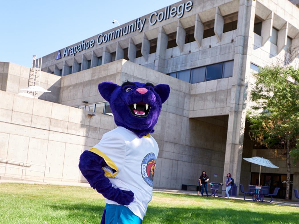 ACC Puma on the west side of the Littleton Campus main building.