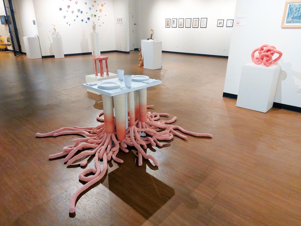 The Colorado Gallery of the Arts - ACC Fine Art Student Invitational gallery floor.