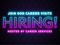 Join our career visit hosted by Career Services