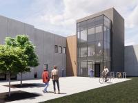 Artist rendering of the addition on the Annex Building