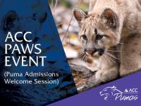 ACC Paws Event - Puma Admissions Welcome Session