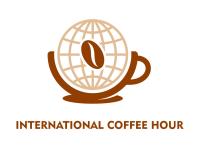 International Coffee Hour (globe in coffee cup graphic)