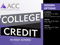 College Credit in High School - Session Dates
