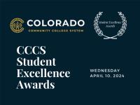 Colorado Community College System CCCS Student Excellence Awards graphic