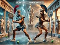 graphics of people playing pickleball