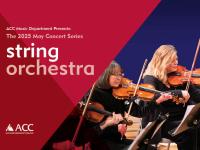 ACC students playing violins.
