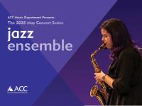 ACC student playing saxophone