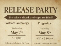 flyer for release parties