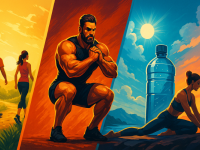 collage of people participating in fitness activities
