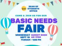 Basic Needs Fair flyer 