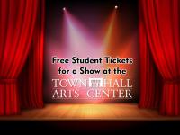 Buddy: The Buddy Holly Story at The Town Hall Arts Center - Red curtain and stage