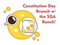 Constitution Day Brunch w/ the SGA Bunch 