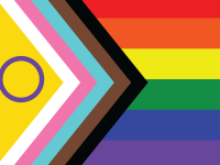 Inclusive rainbow flag